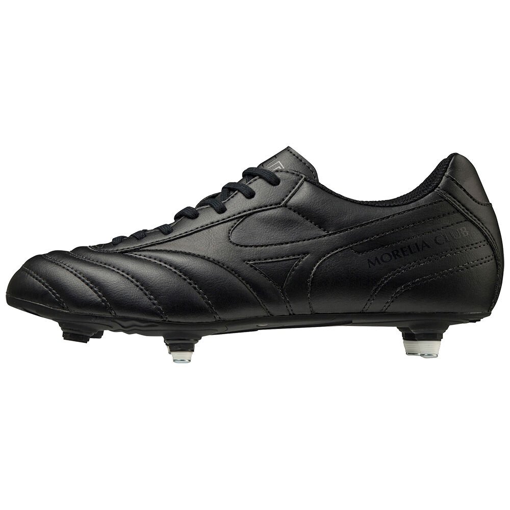 Mizuno Morelia II Club SI Női Focicipő Fekete KDV723906